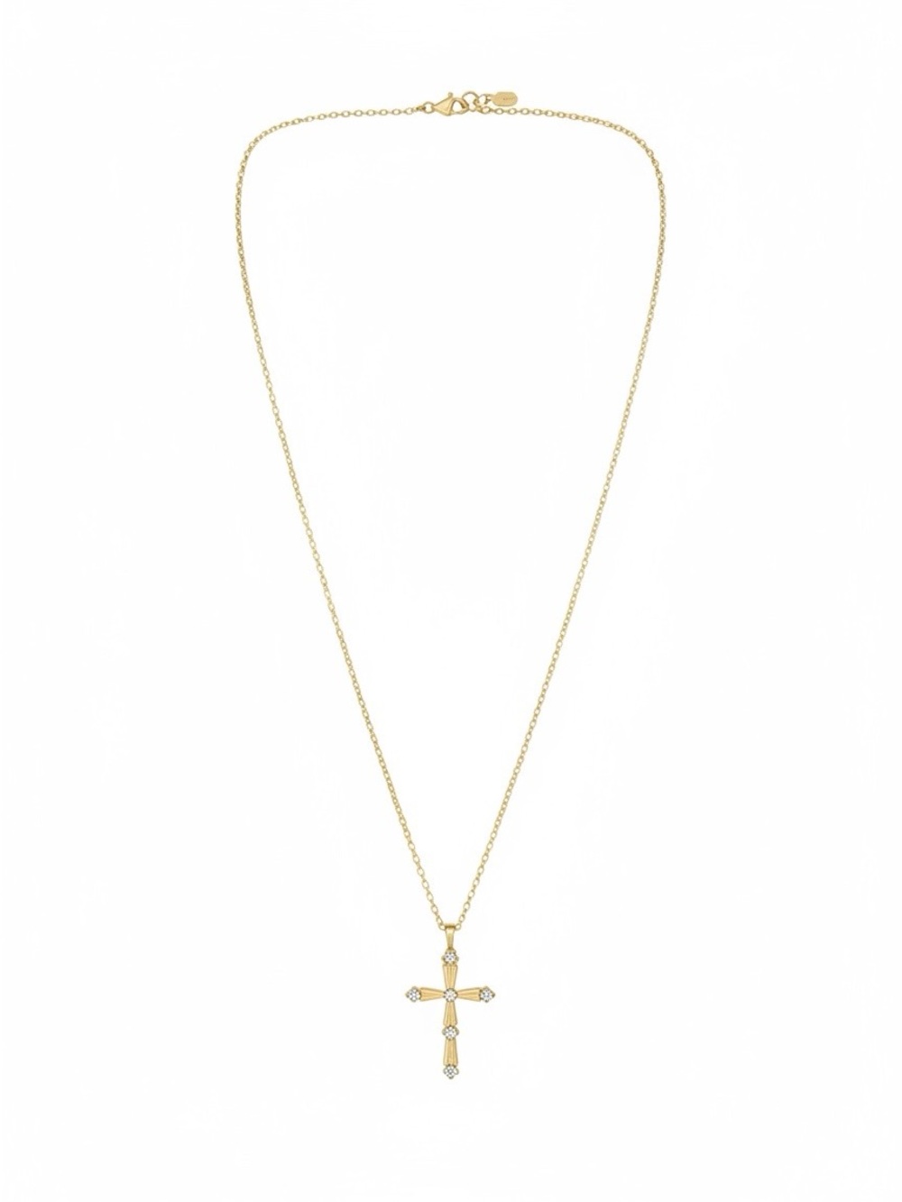 Altar'd State Gold Cross Pendant Necklace